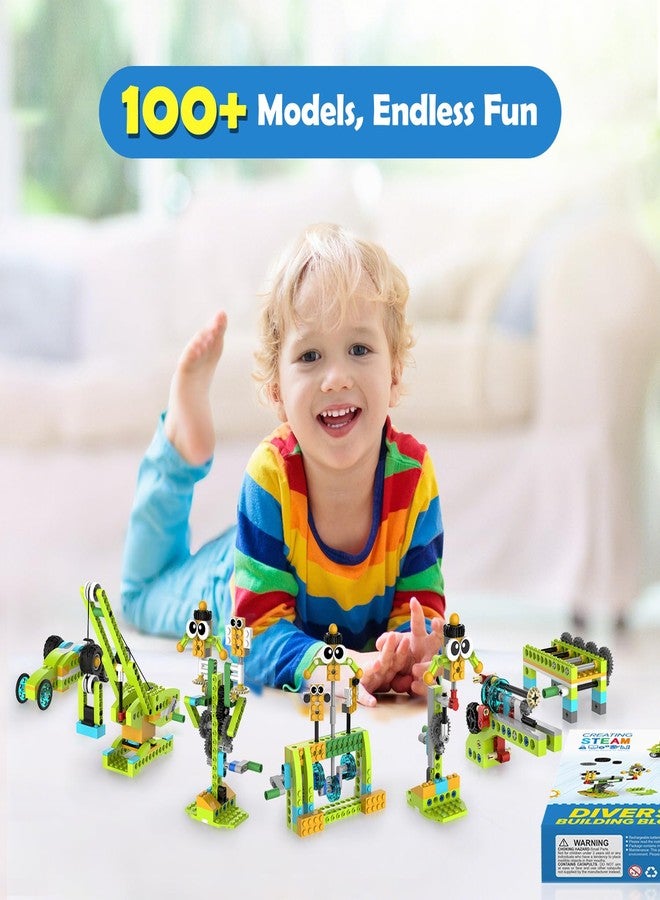 makerzoid Building Robot Kit, 370+ Educational DIY Building Blocks, 100+ Models STEM Robot Toy for Kids Ages 6+, Birthday Christmas Graduation Gift for Boys Girls - Image 2